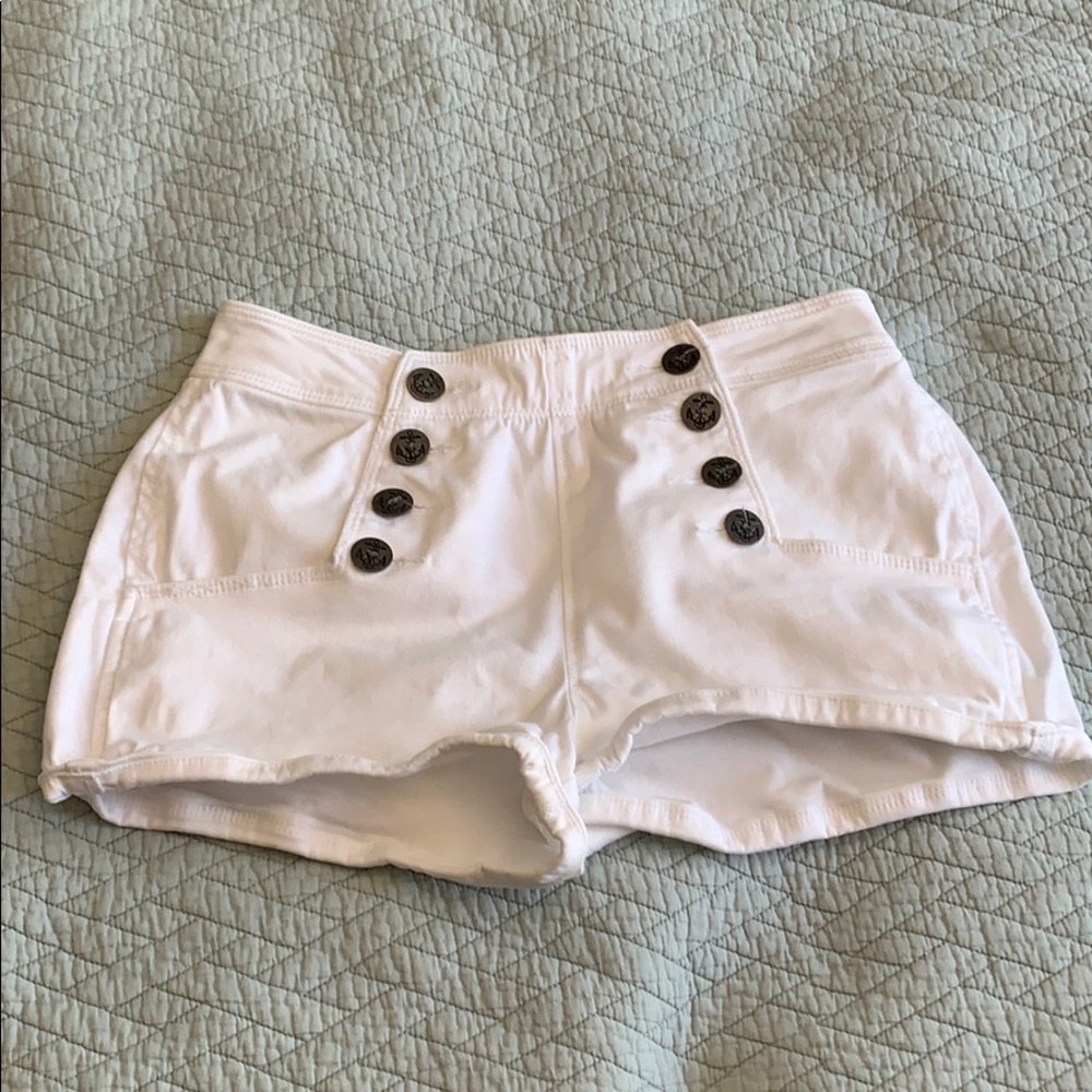 Express shorts white size 4